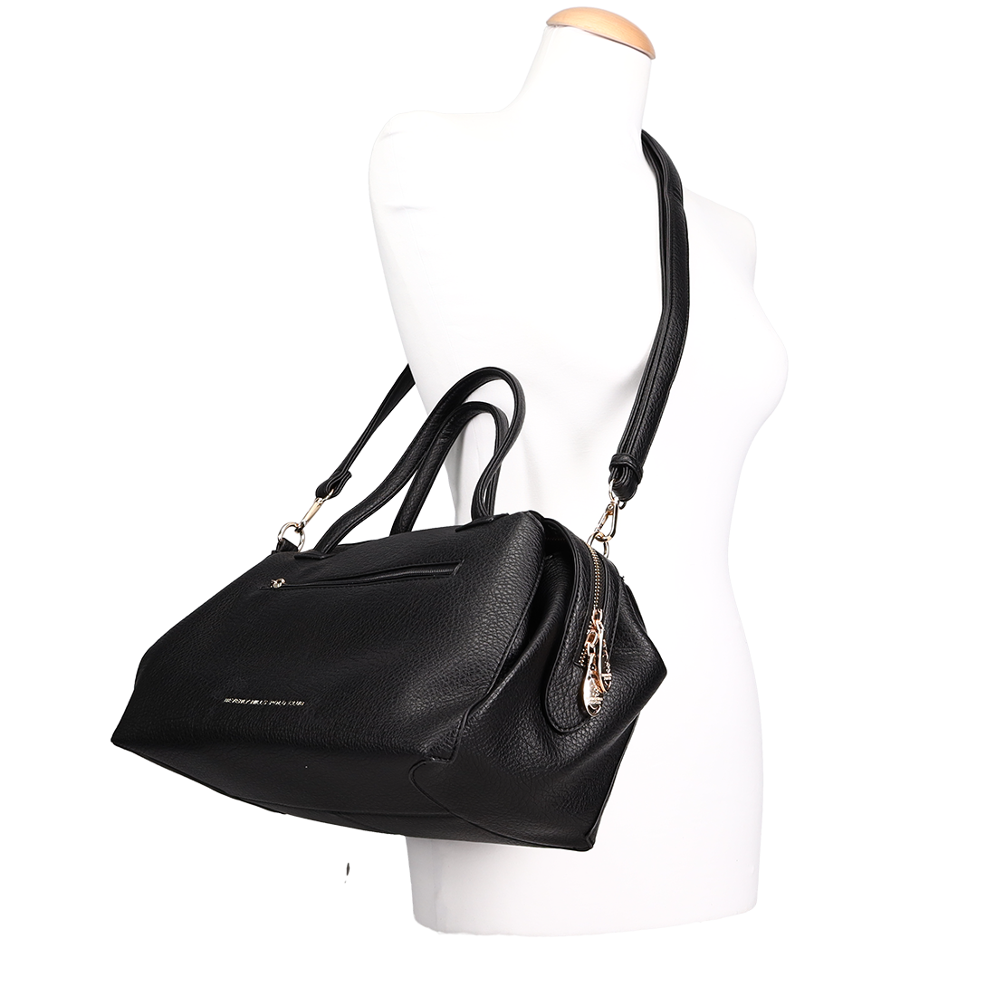 Μαύρη τσάντα χειρός φωτογραφία