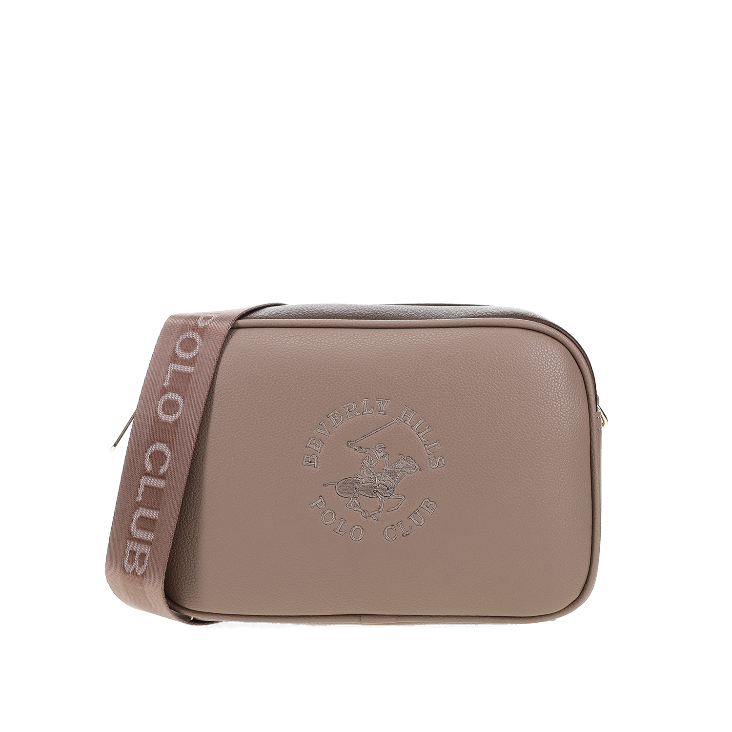 Taupe χιαστί τσάντα