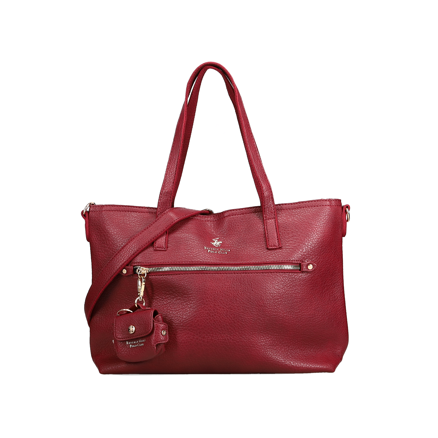 Μπορντώ τσάντα ώμου