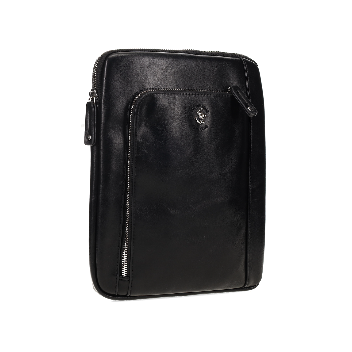 Μαύρη ανδρική χιαστί τσάντα φωτογραφία