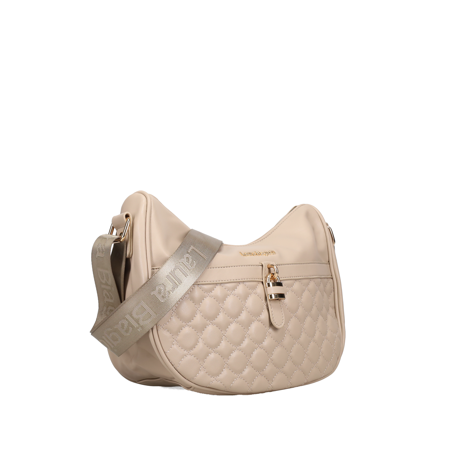 Μπεζ χιαστί τσάντα φωτογραφία