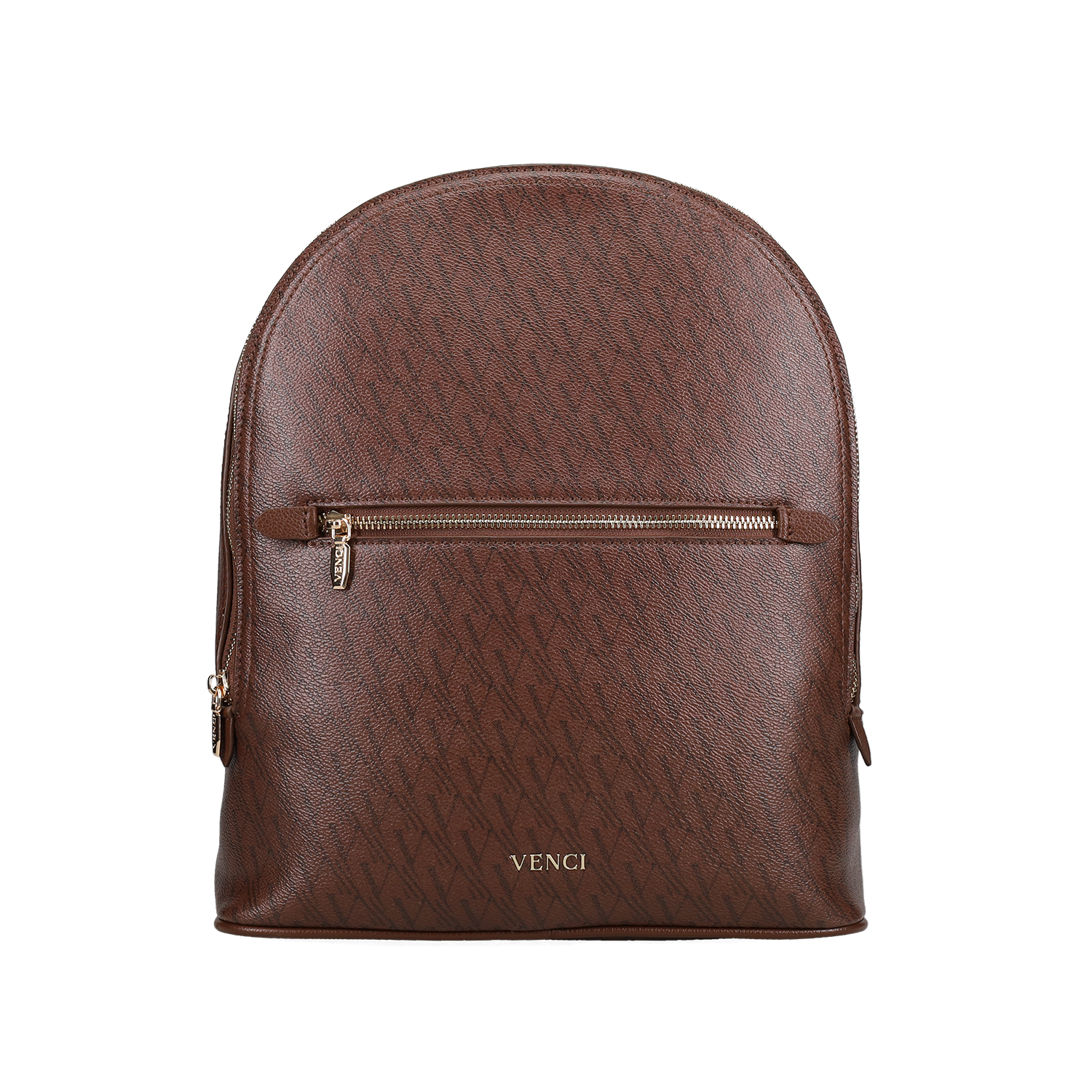 VENCI Καφέ backpack