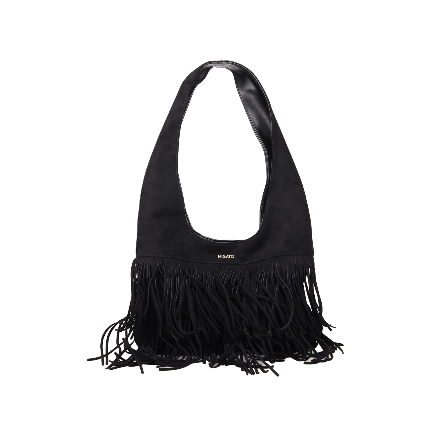 MIGATO - ΣΗΜΑΝΤΙΚΟ: Σε περίπτωση διαφοράς τιμής από το κατάστημα ισχύει παντα και μόνο η τιμή του καταστήματος Μαύρη τσάντα ώμου