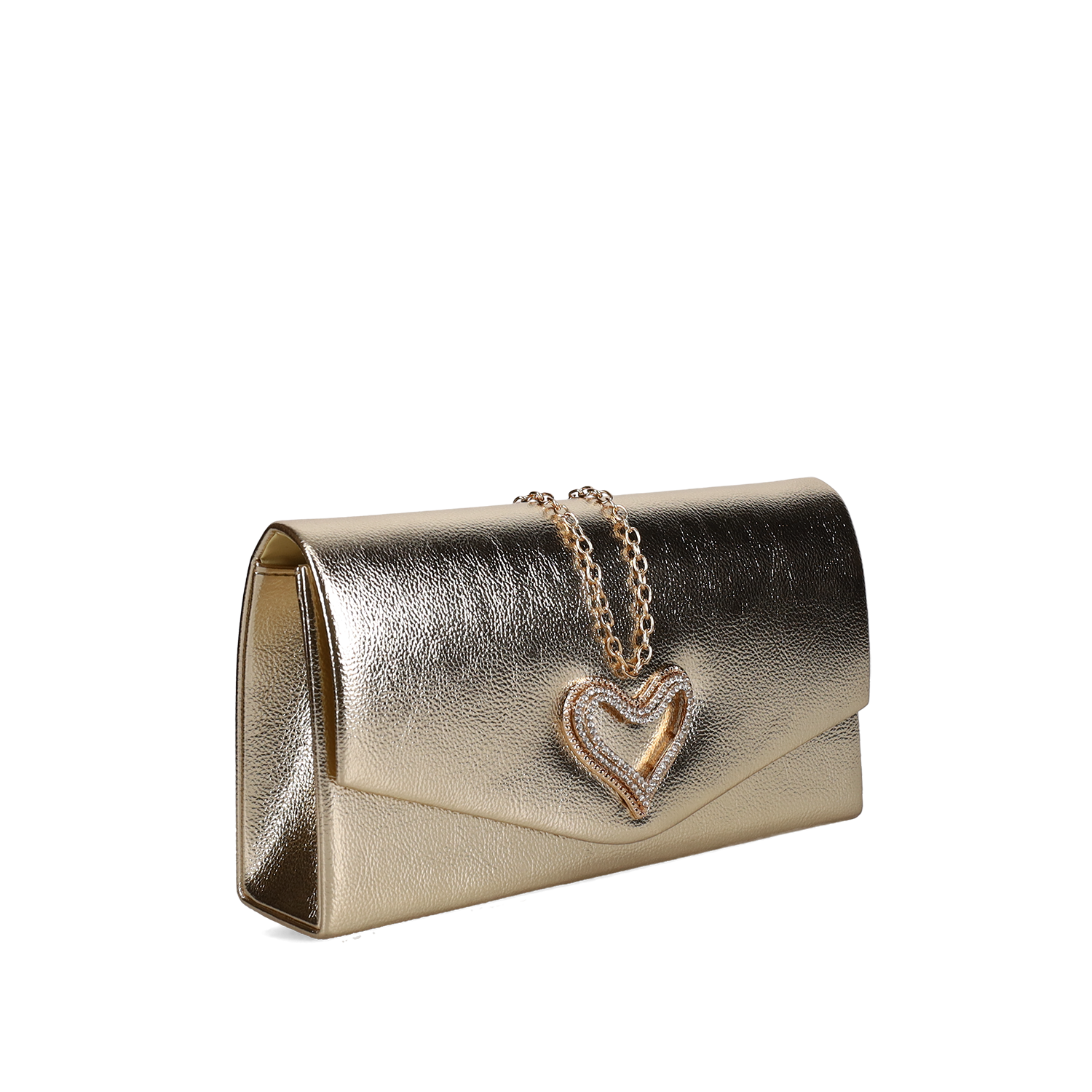 Χρυσό clutch τσαντάκι