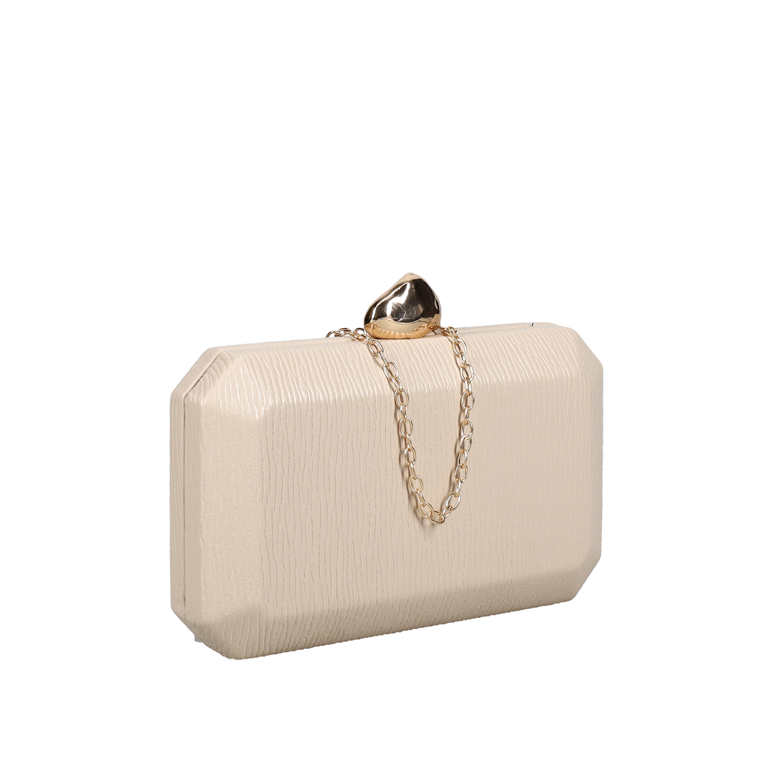 Μπεζ clutch τσαντάκι