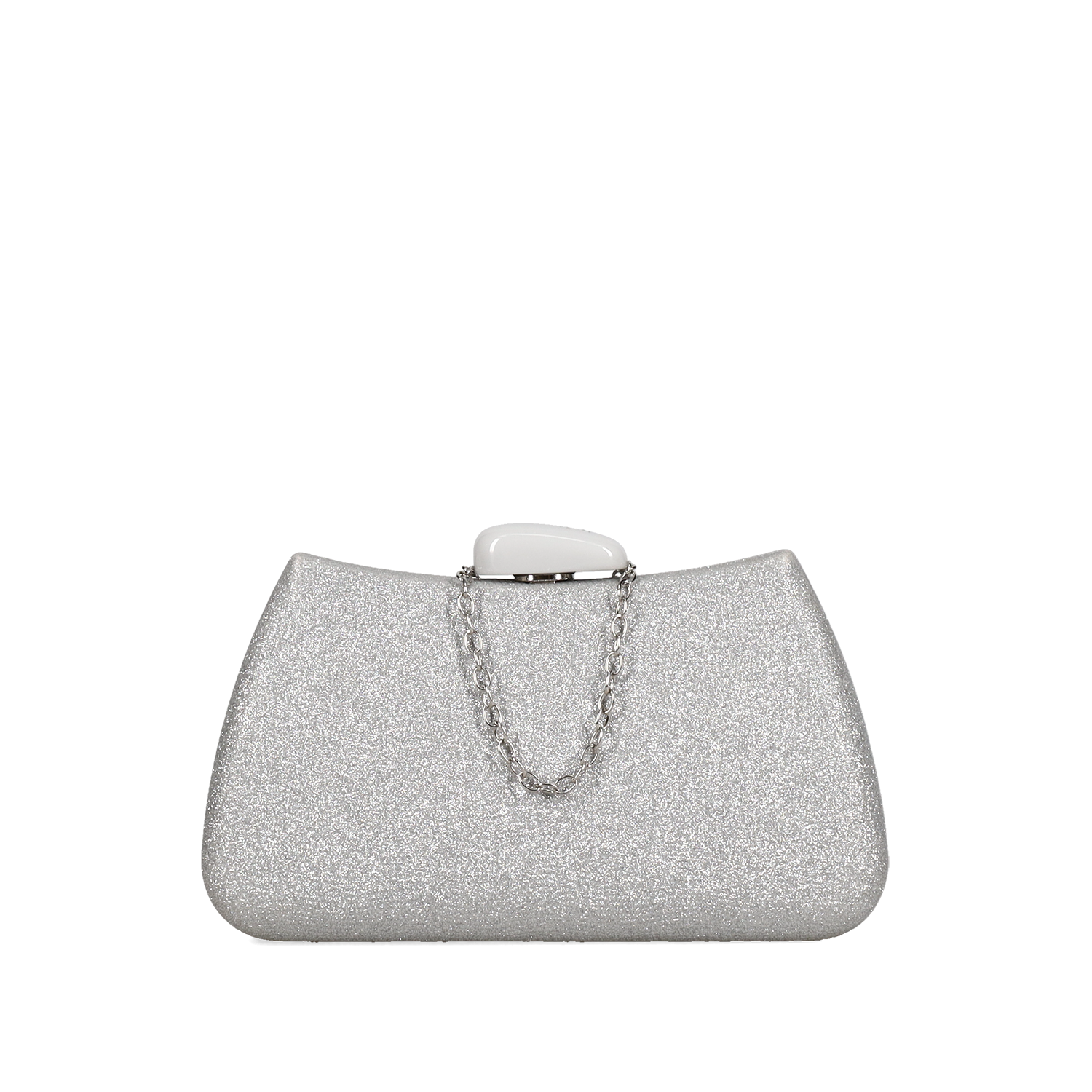 Migato Ασημί clutch τσαντάκι