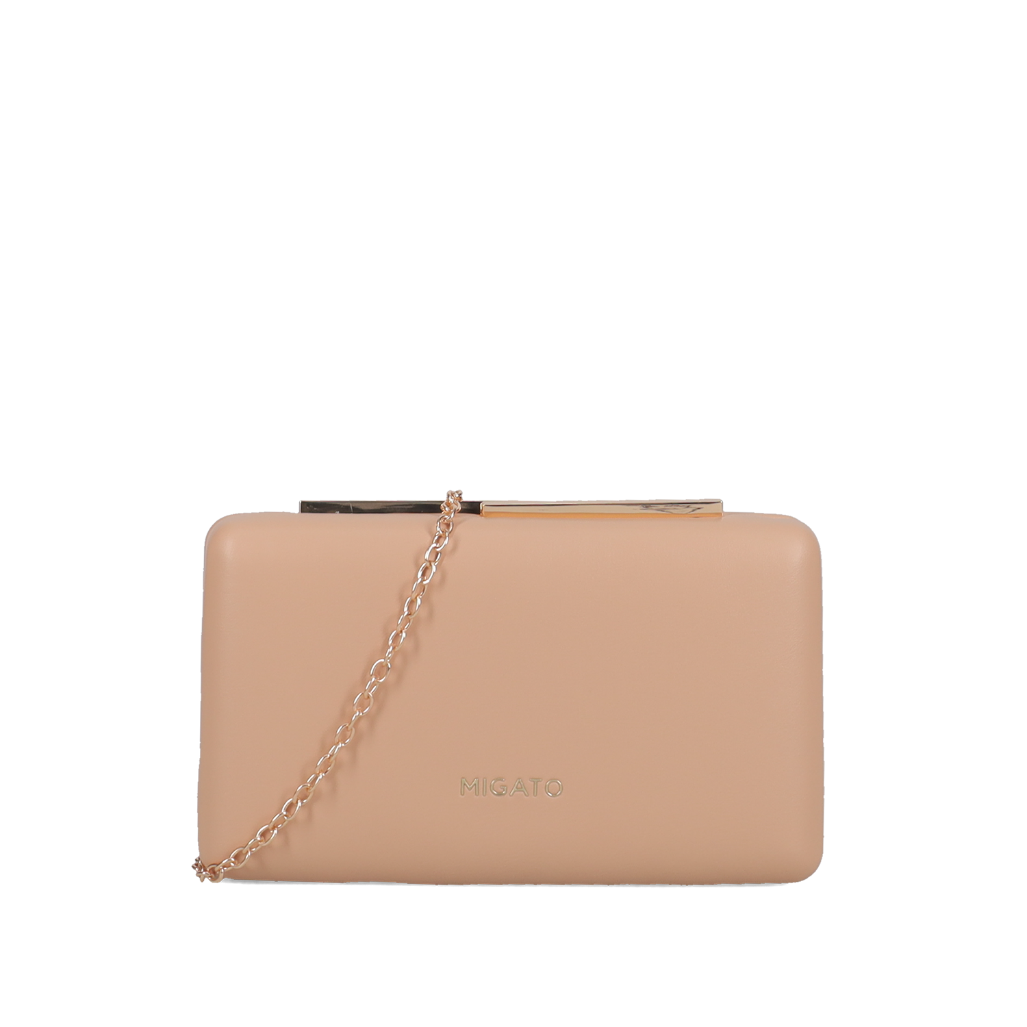 Μπεζ clutch τσαντάκι
