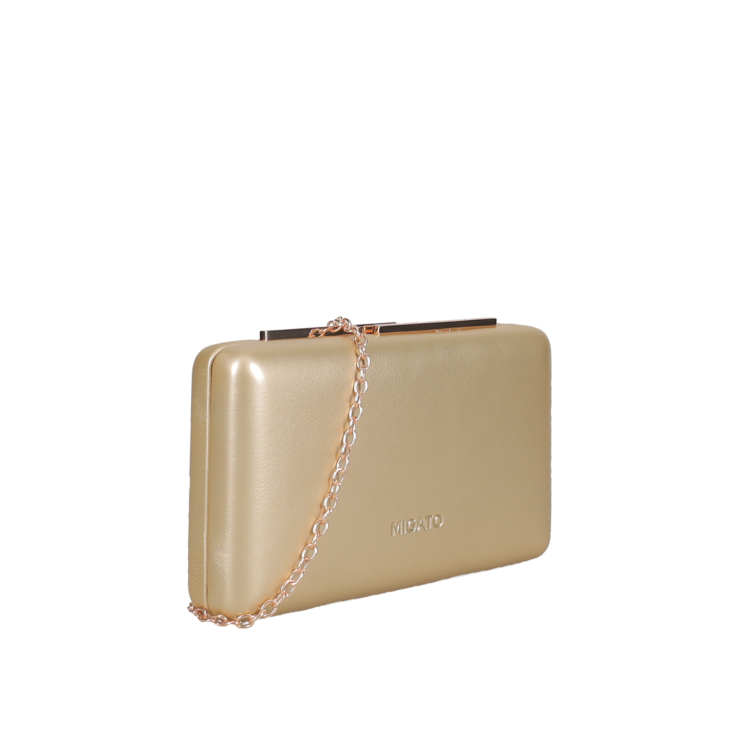 Xρυσό clutch τσαντάκι