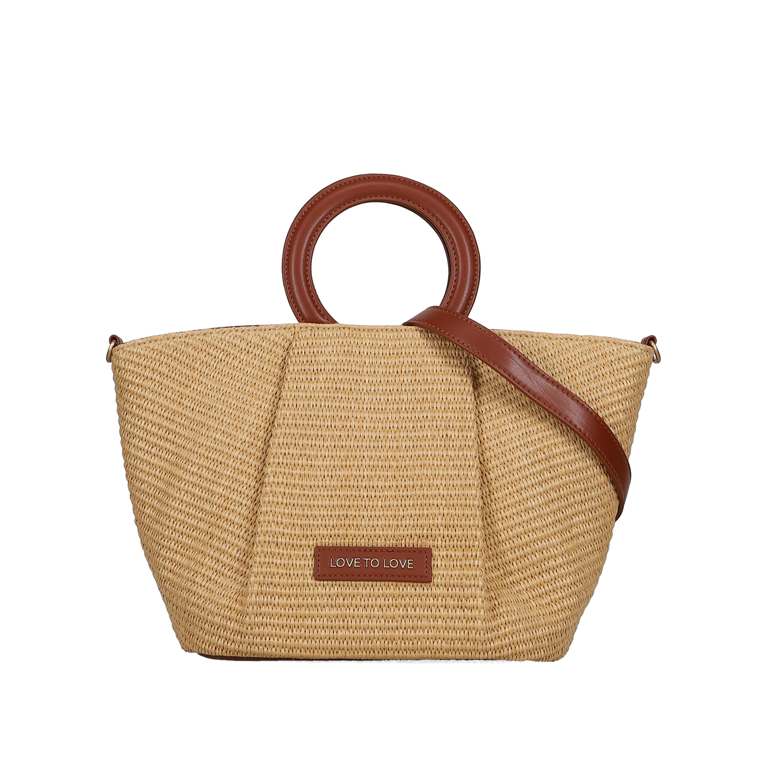 Μπεζ τσάντα χειρός