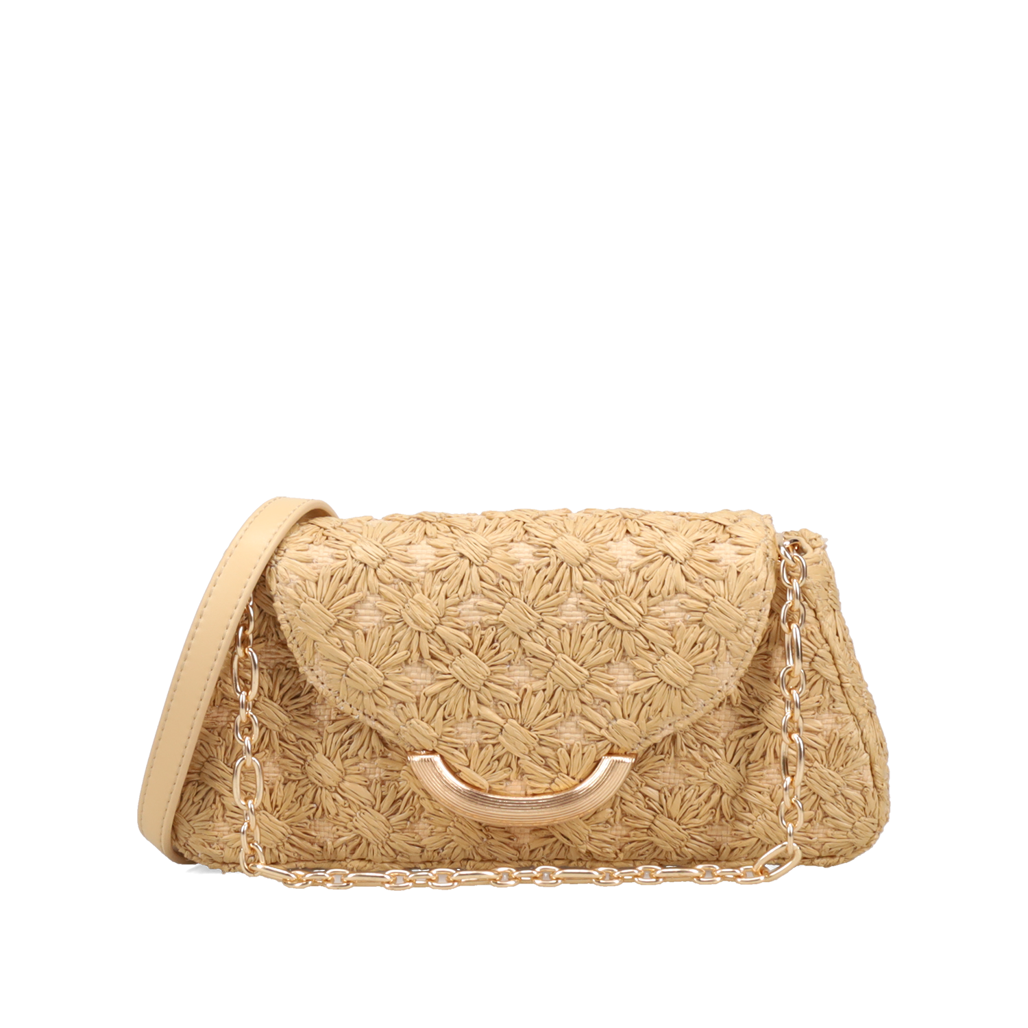 Μπεζ τσάντα ώμου