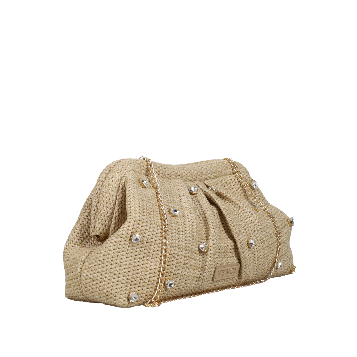 Μπεζ clutch τσαντάκι