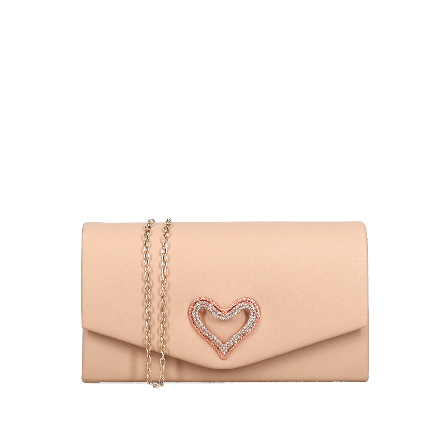 Μπεζ clutch τσαντάκι