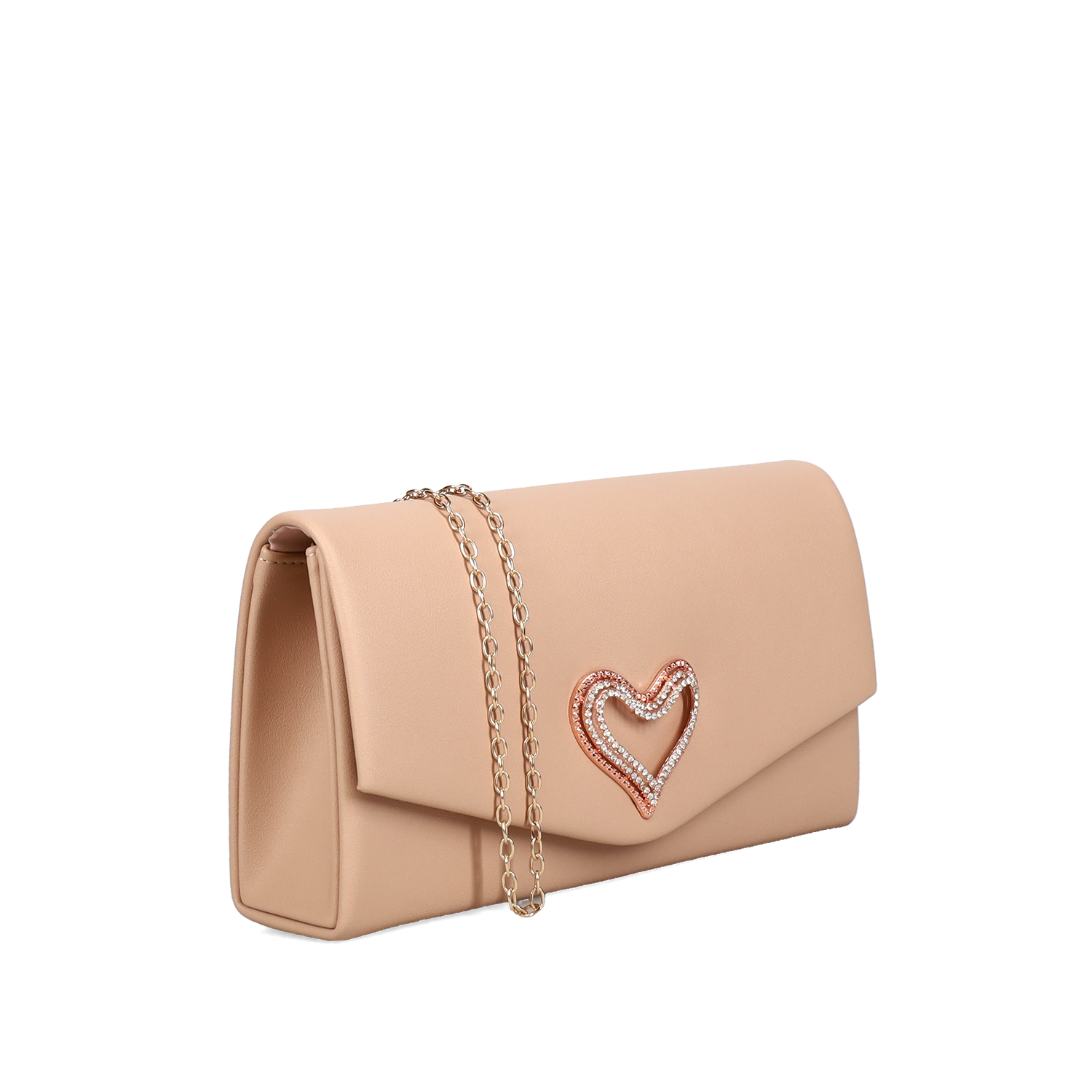 Μπεζ clutch τσαντάκι