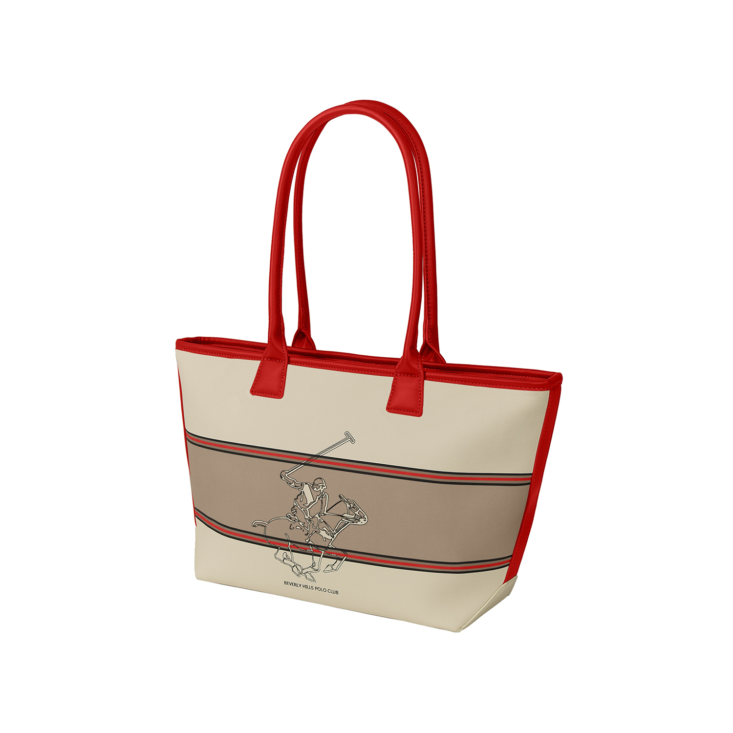 Beverly Hills Polo Club Μπεζ τσάντα ώμου