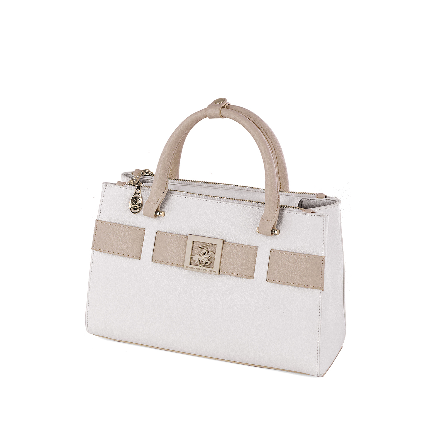Beverly Hills Polo Club Εκρού τσάντα χειρός