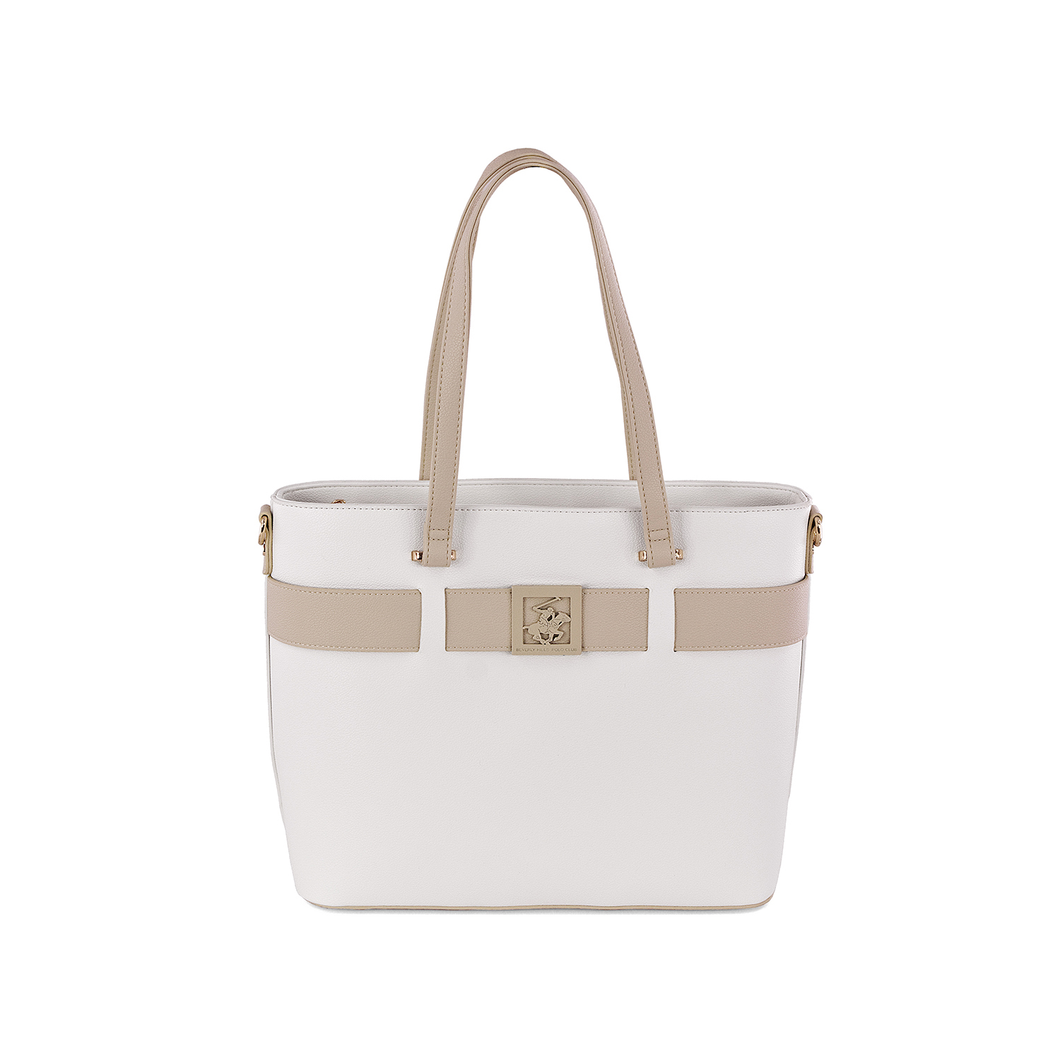 Beverly Hills Polo Club Εκρού τσάντα ώμου