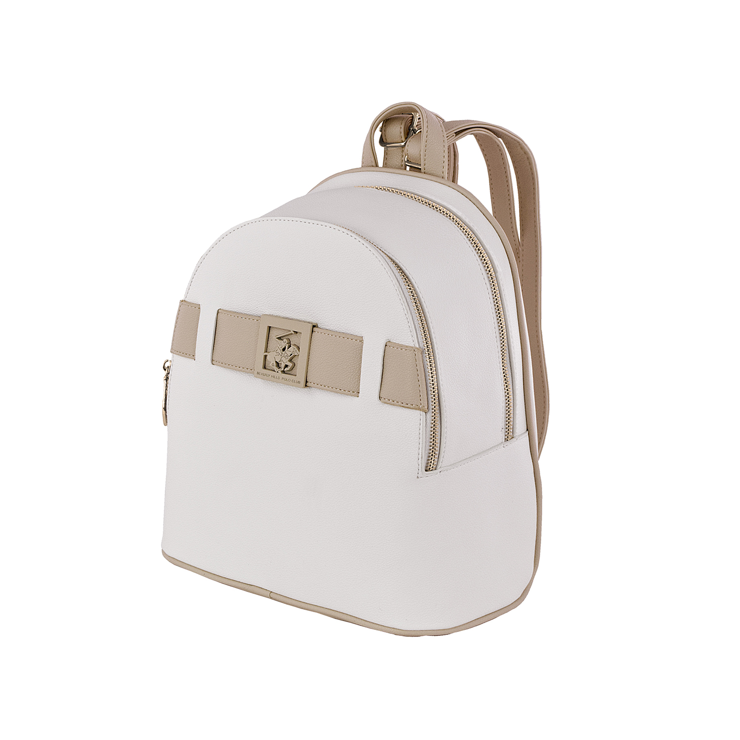 Beverly Hills Polo Club Εκρού backpack