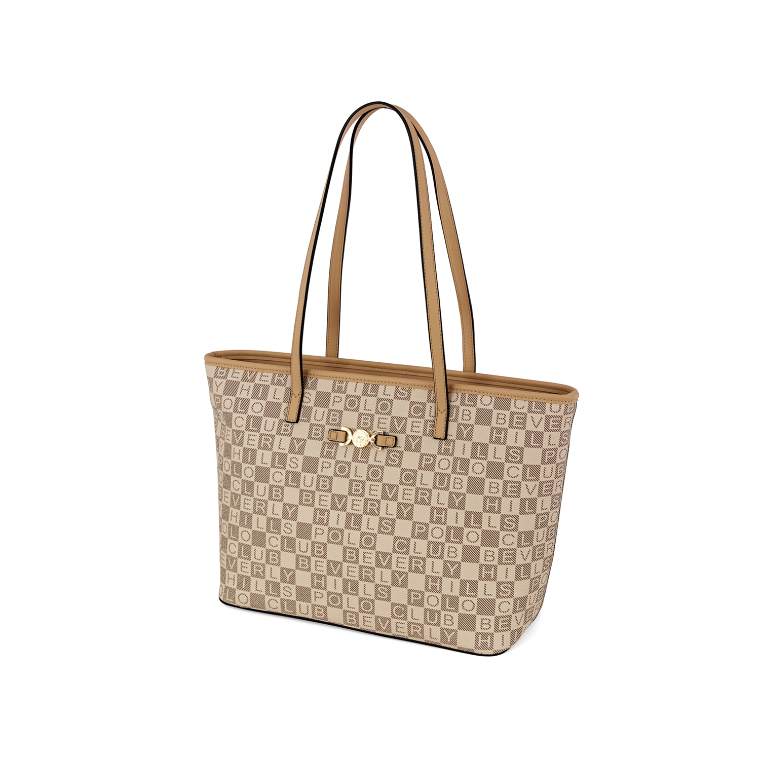 Beverly Hills Polo Club Μπεζ τσάντα ώμου