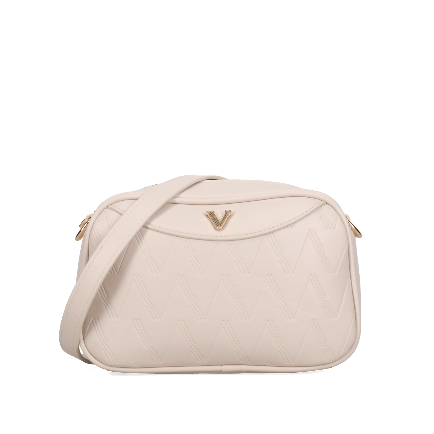 Μπεζ τσάντα χιαστί