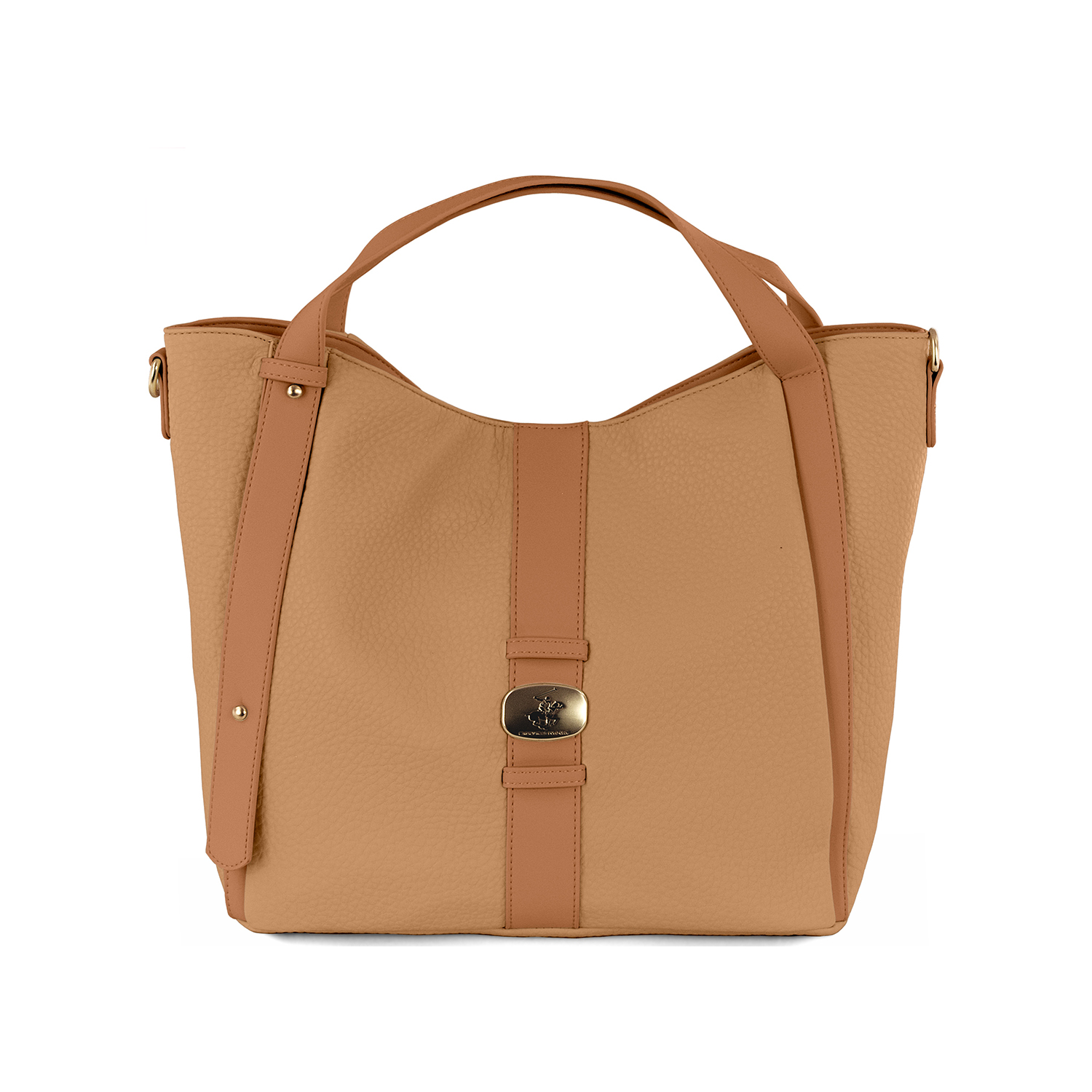 Beverly Hills Polo Club Καμηλό τσάντα ώμου