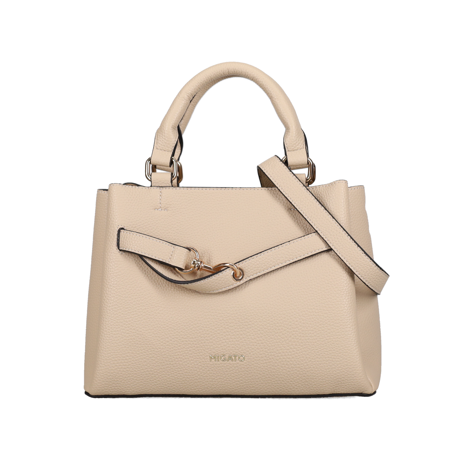 Μπεζ τσάντα χειρός