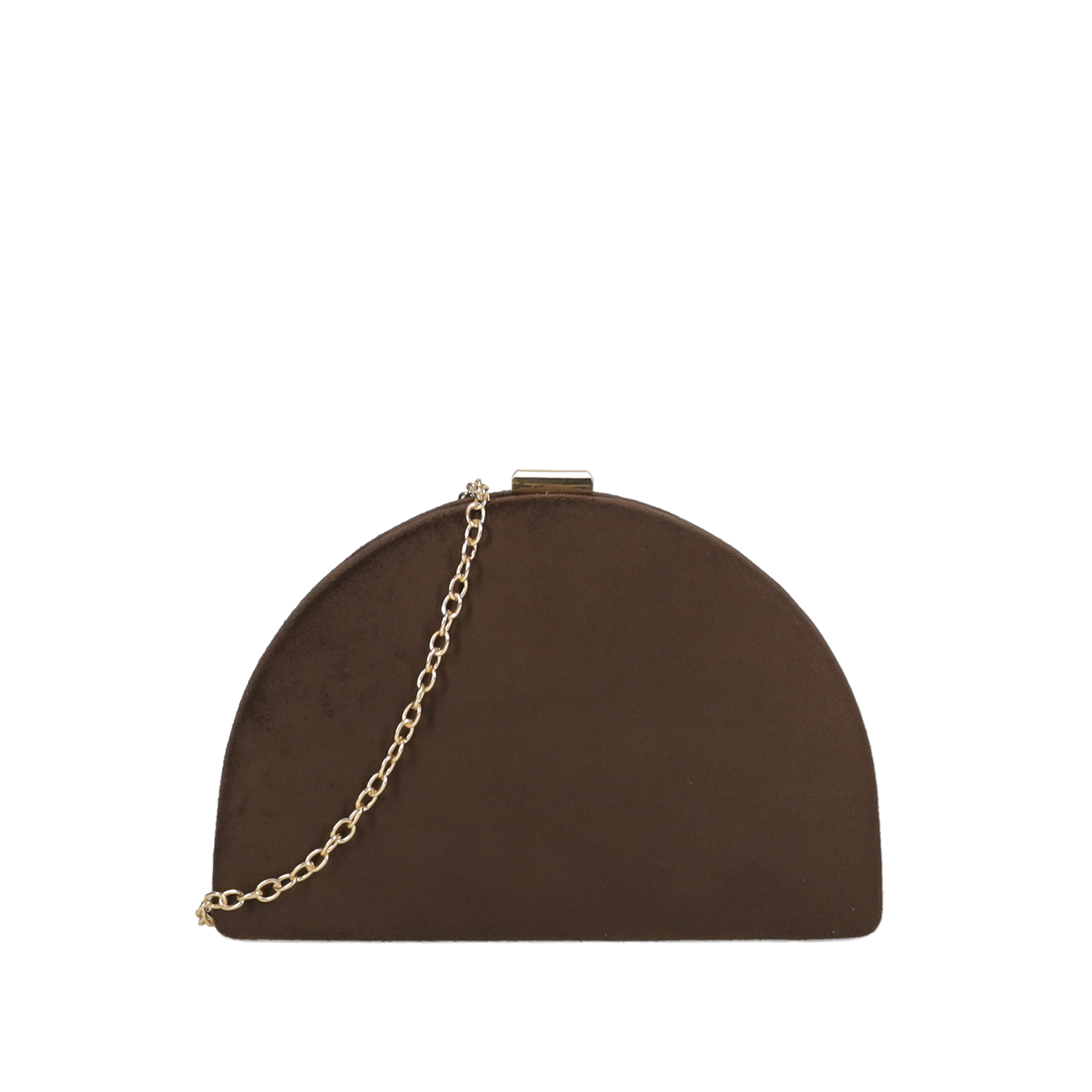 Καφέ clutch τσαντάκι