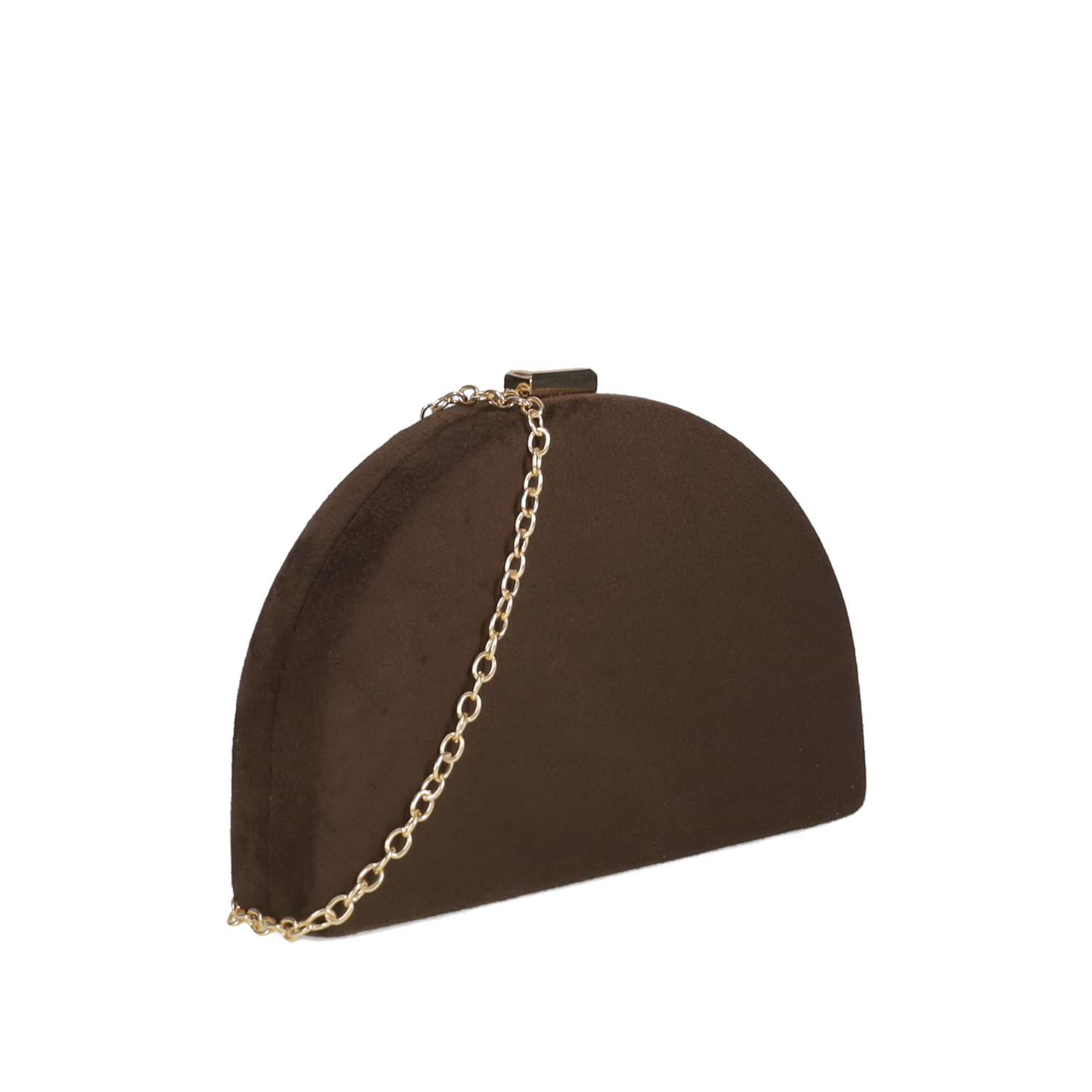 Καφέ clutch τσαντάκι
