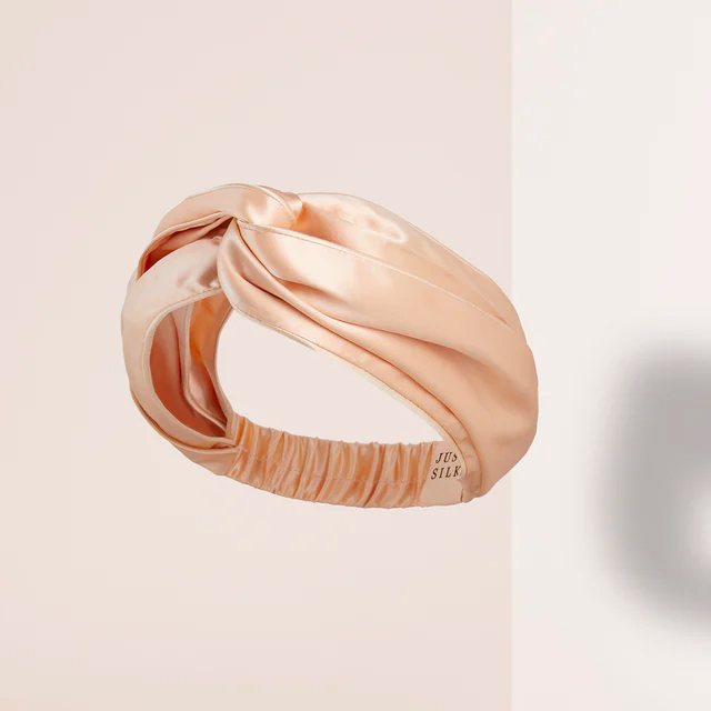 Κίτρινη μεταξωτή κορδελα μαλλιών