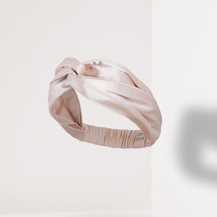 Εκρού μεταξωτή κορδελα μαλλιών