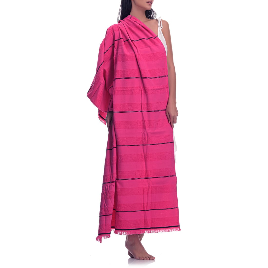 Φούξια πετσέτα θαλάσσης φωτογραφία