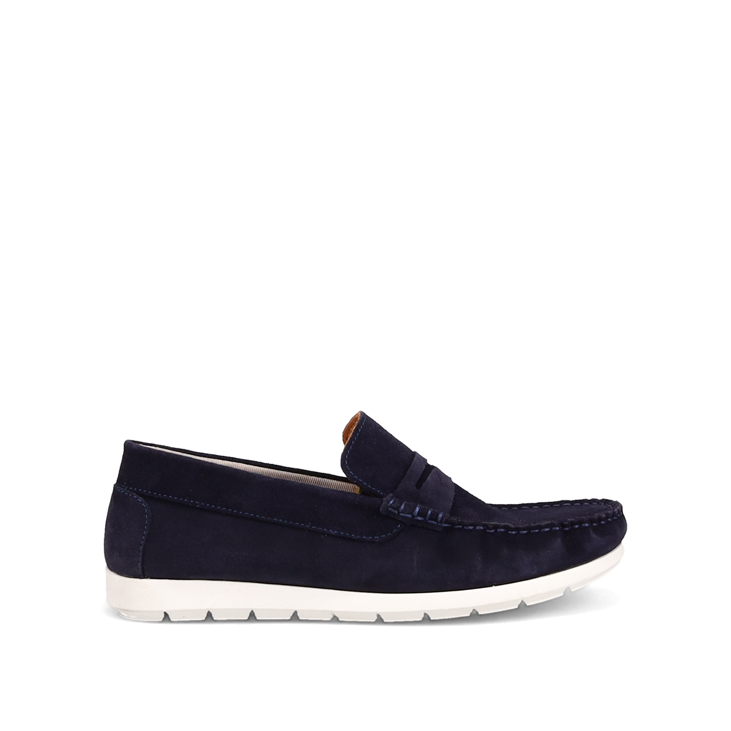 MIGATO Μπλε δερμάτινο σουέντ ανδρικό loafer