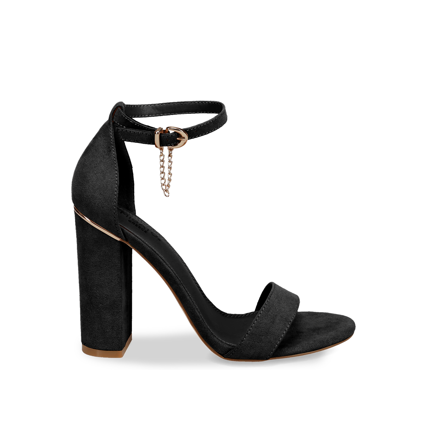 Μαύρο ψηλοτάκουνο πέδιλο