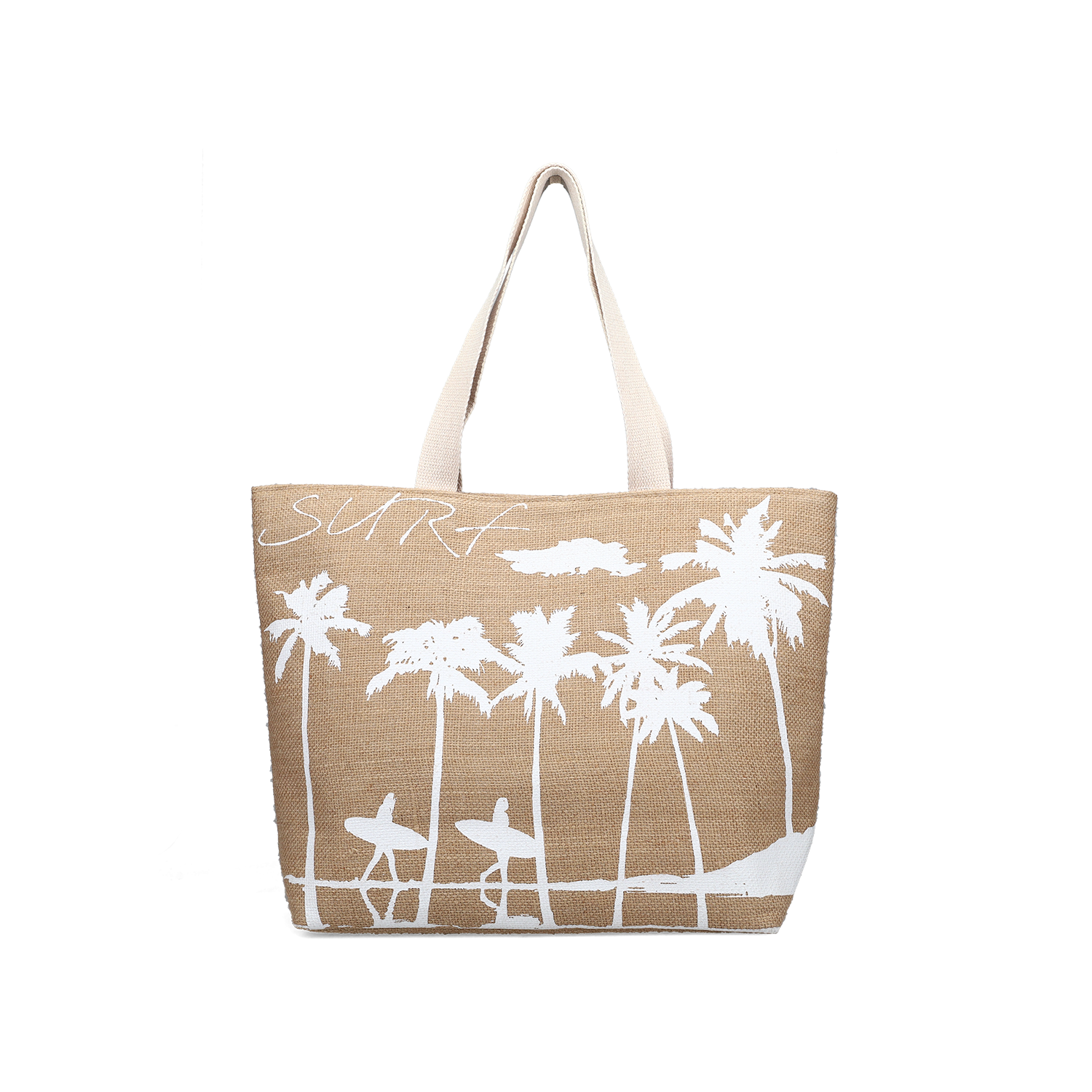 Migato Μπεζ τσάντα θαλάσσης