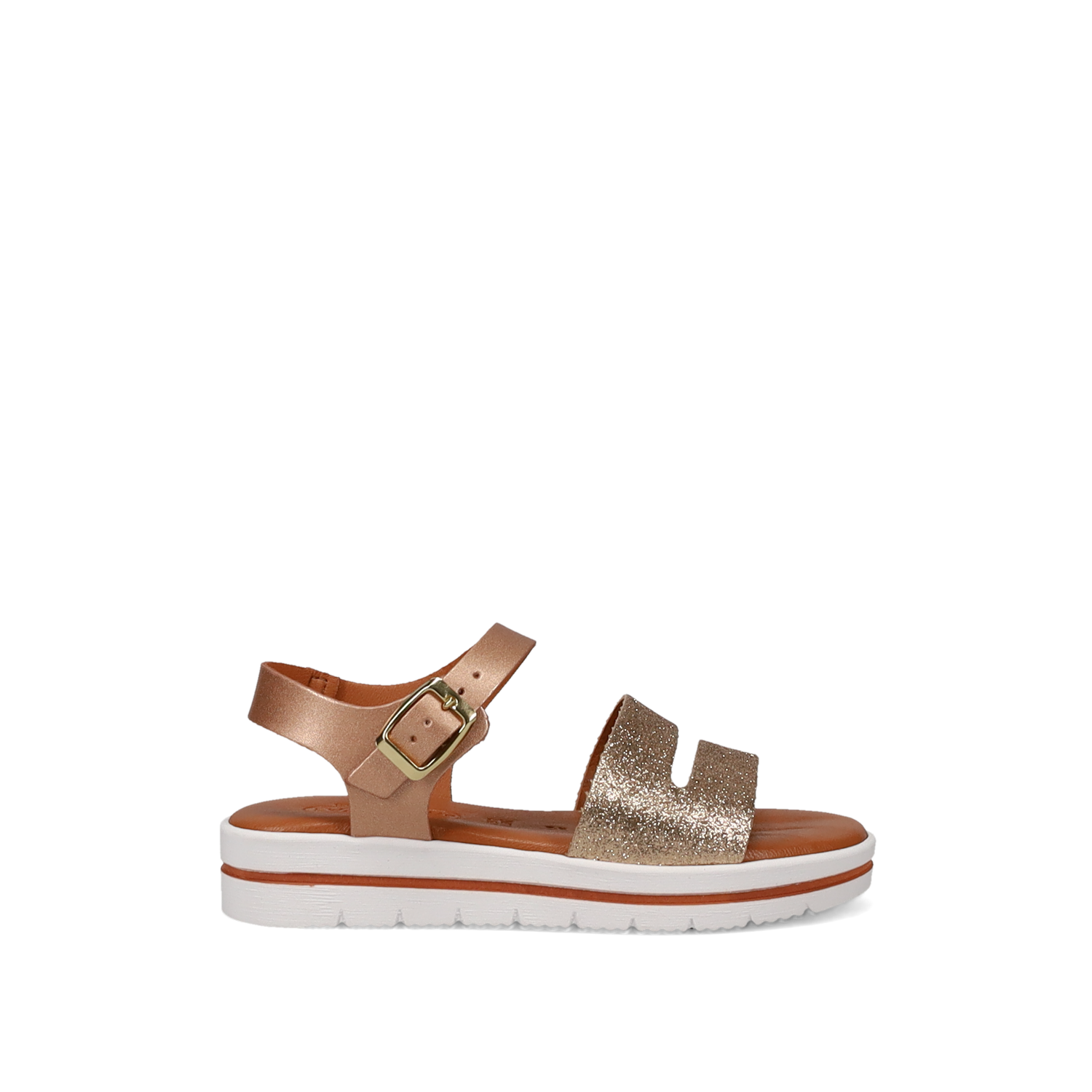 Ροζ χρυσό παιδικό πέδιλο