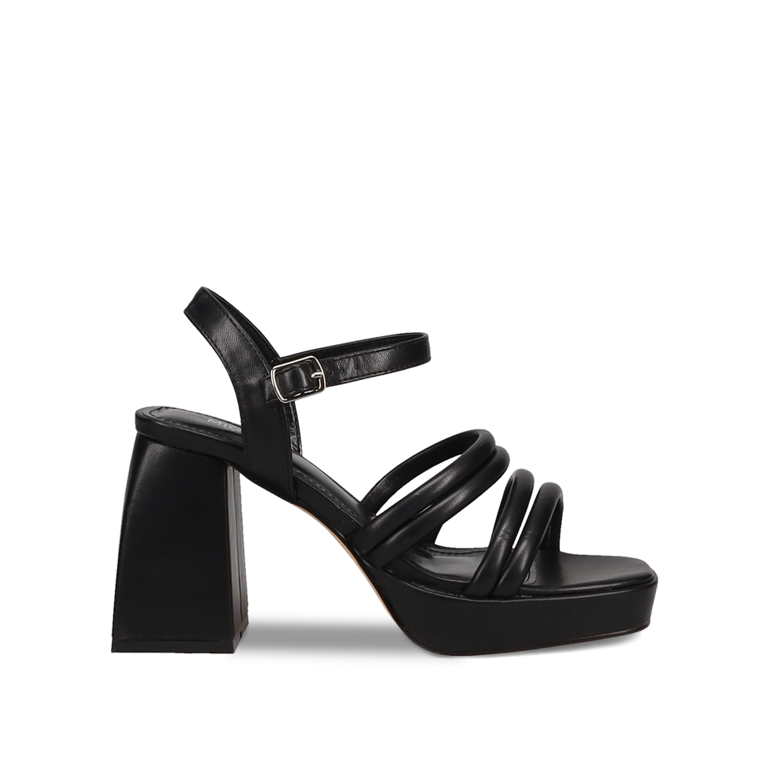 Μαύρο ψηλοτάκουνο πέδιλο