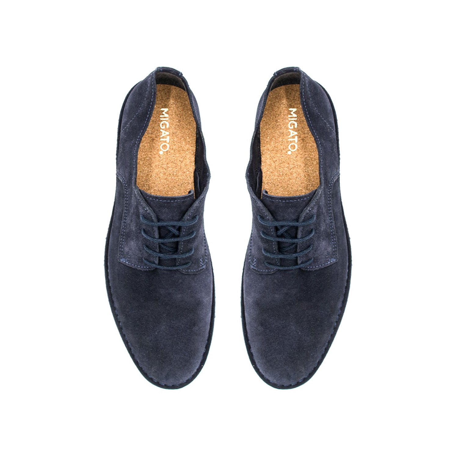 Ανδρικό μπλε καστόρινο παπούτσι φωτογραφία