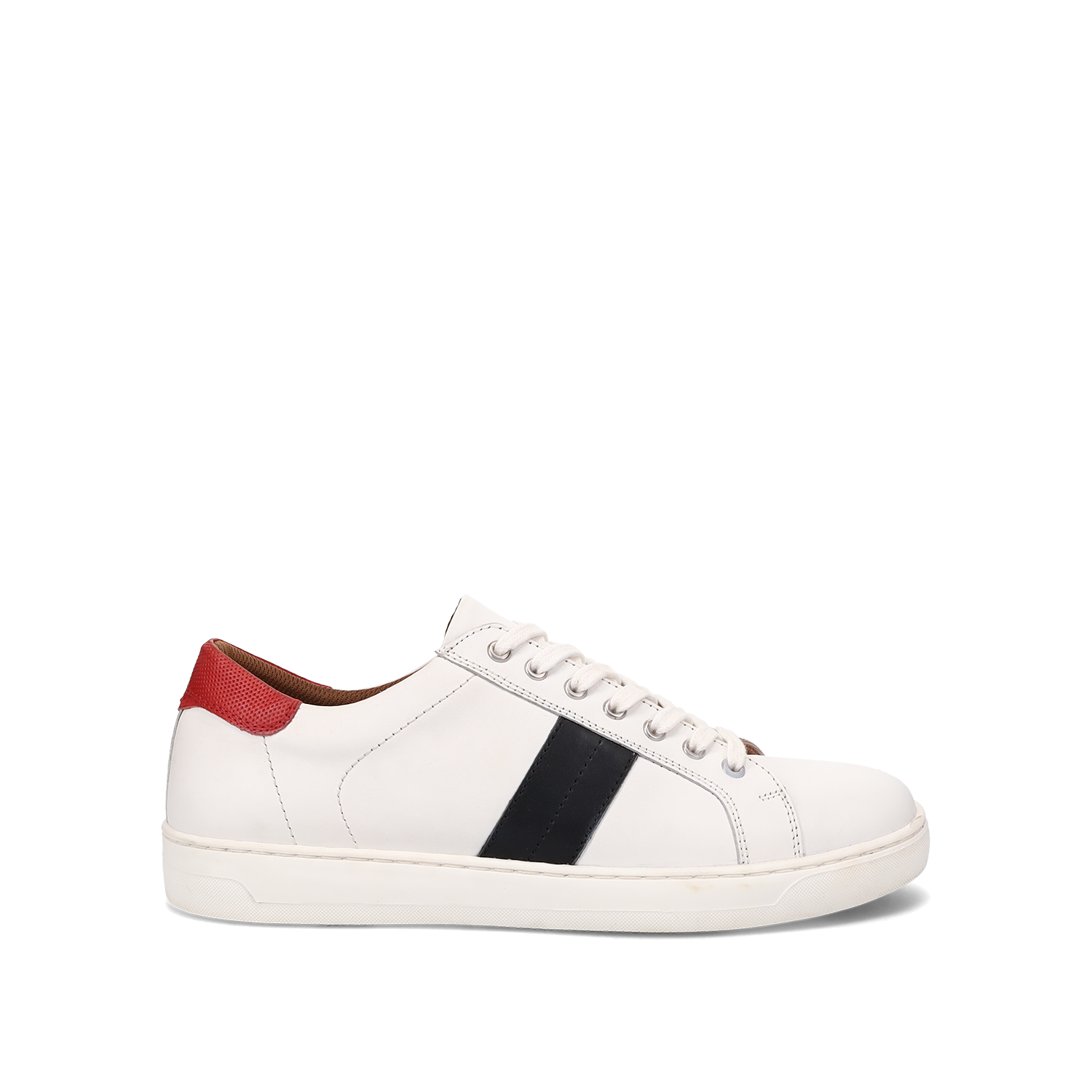 Ανδρικό λευκό δερμάτινο sneaker