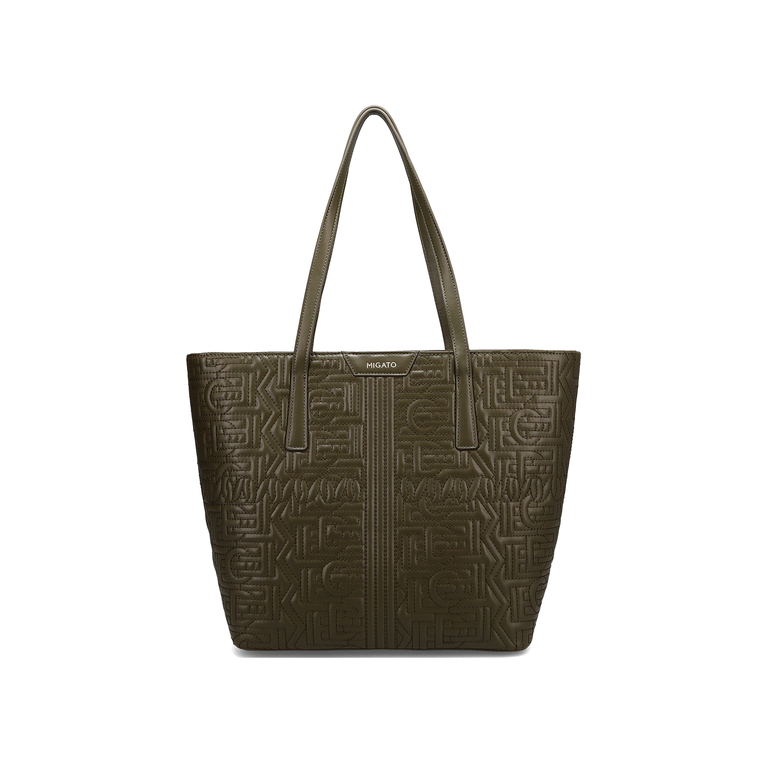 MIGATO - ΣΗΜΑΝΤΙΚΟ: Σε περίπτωση διαφοράς τιμής από το κατάστημα ισχύει παντα και μόνο η τιμή του καταστήματος Χακί καπιτονέ τσάντα ώμου