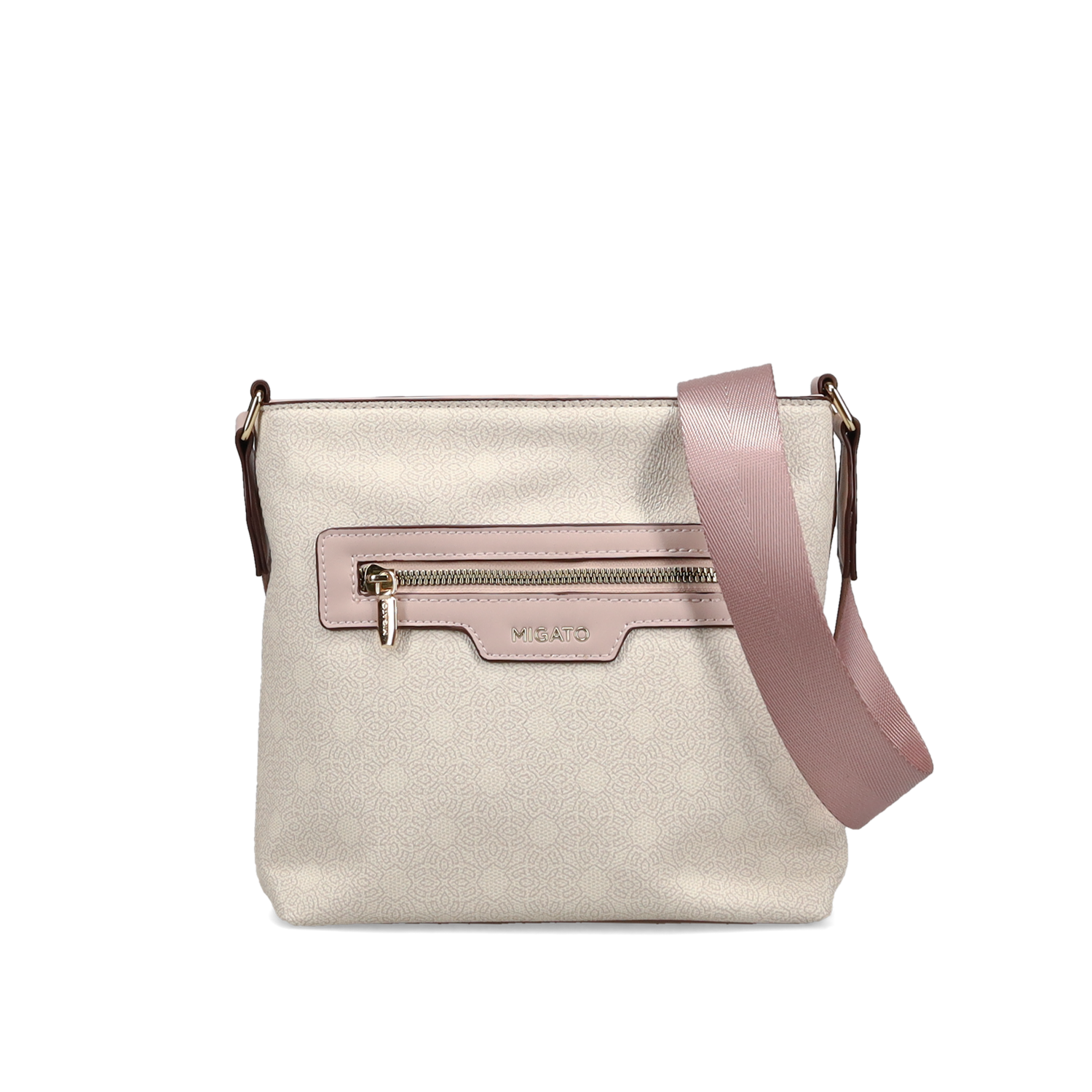 MIGATO - ΣΗΜΑΝΤΙΚΟ: Σε περίπτωση διαφοράς τιμής από το κατάστημα ισχύει παντα και μόνο η τιμή του καταστήματος Ροζ crossbody τσάντα