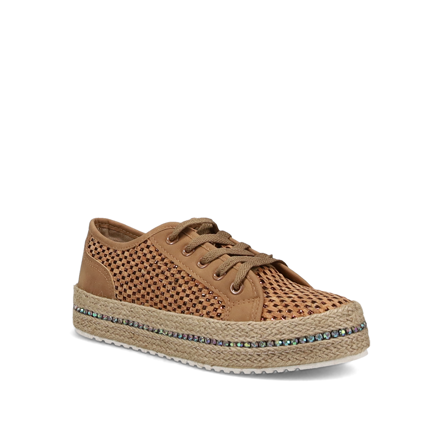 Μπεζ sneaker φωτογραφία