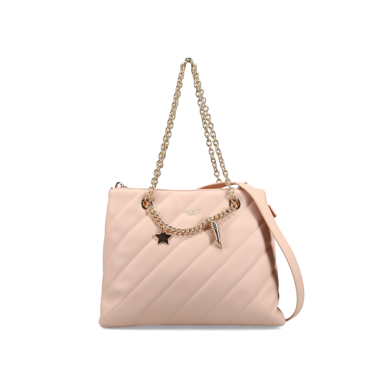 Ροζ τσάντα ώμου