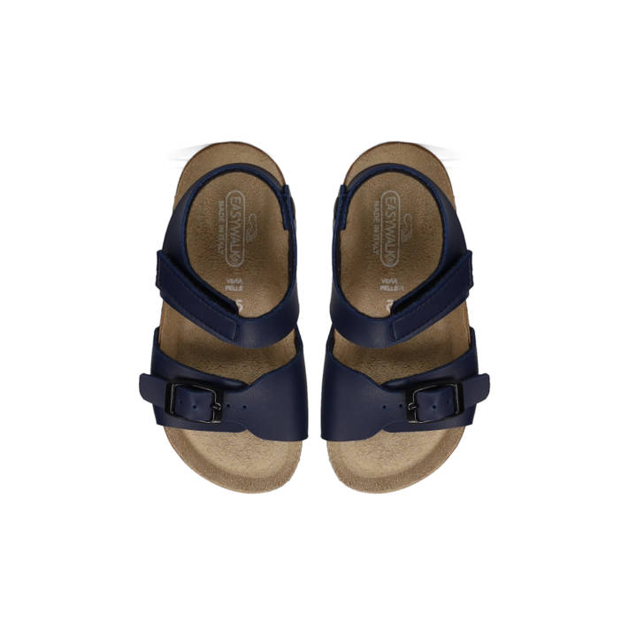 Kids blue footbed sandal