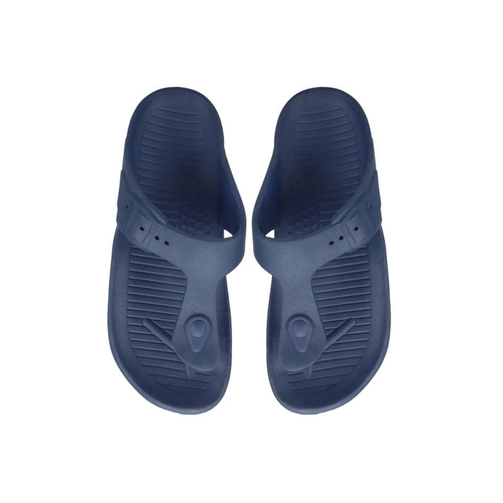 Σκούρα μπλε ανδρική σαγιονάρα footbed