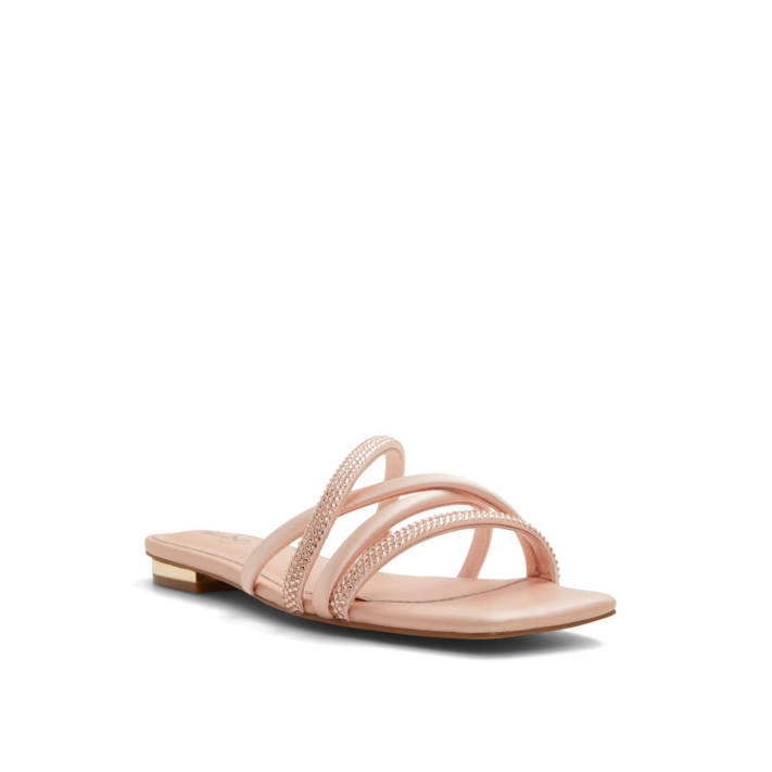 Rose gold flat sandal NEDA