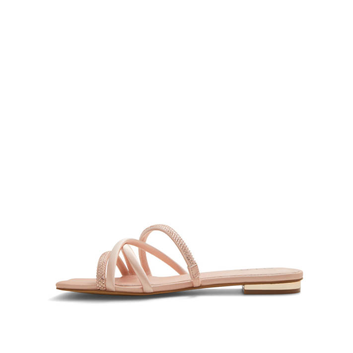 Rose gold flat sandal NEDA