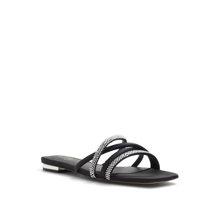 Black flat sandal NEDA