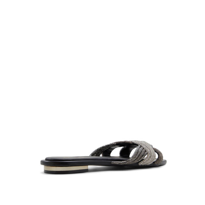Black flat sandal NAIRA