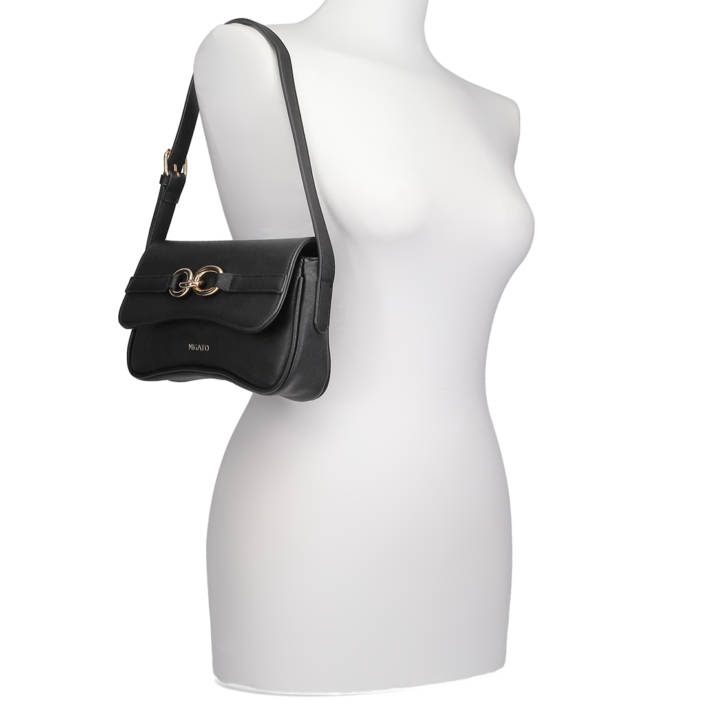Black shoulder bag