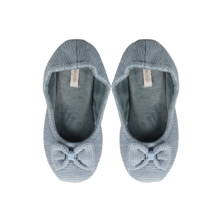 Womens light blue slipper
