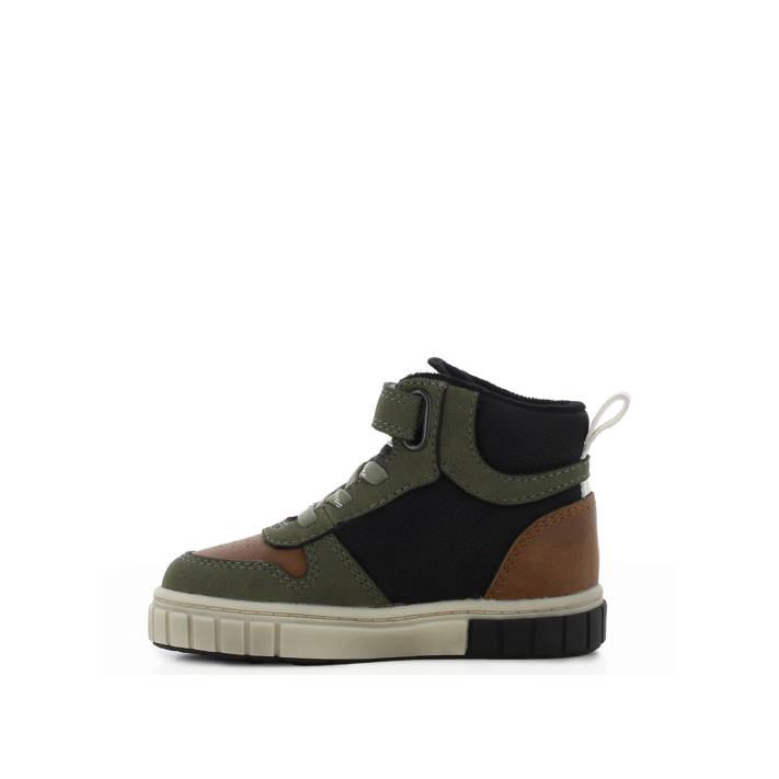 Kids khaki sneaker boot